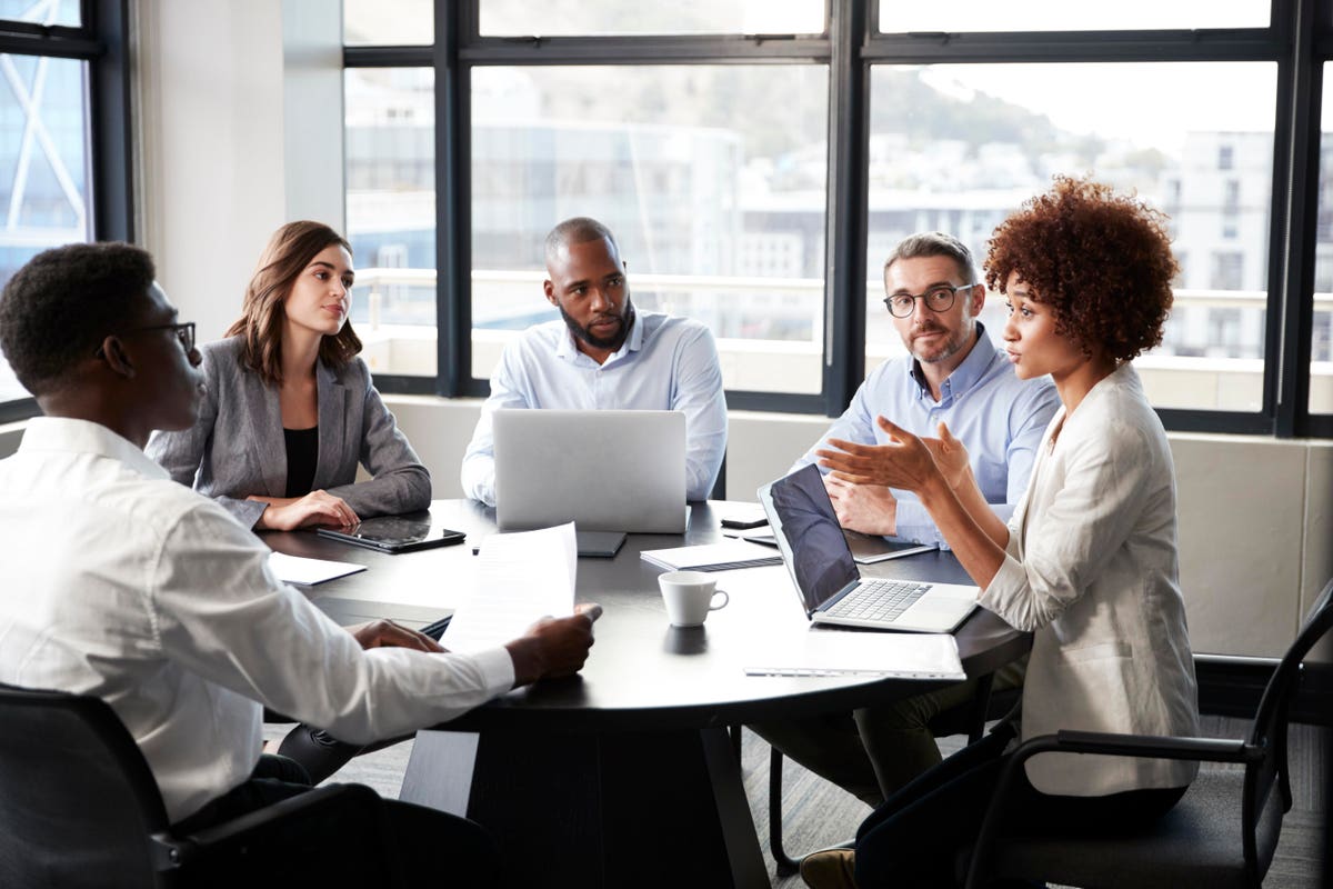 Professional services consulting team